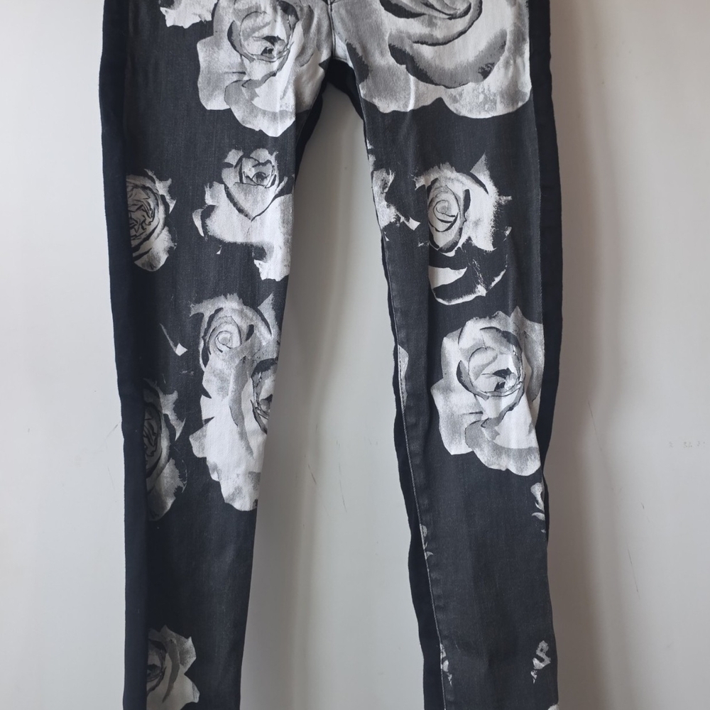 Hudson Jeans Black Mid-Rise Skinny Jeans